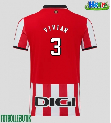Athletic Bilbao Dani Vivian #3 Hemmatröja 2025-26 Kortärmad